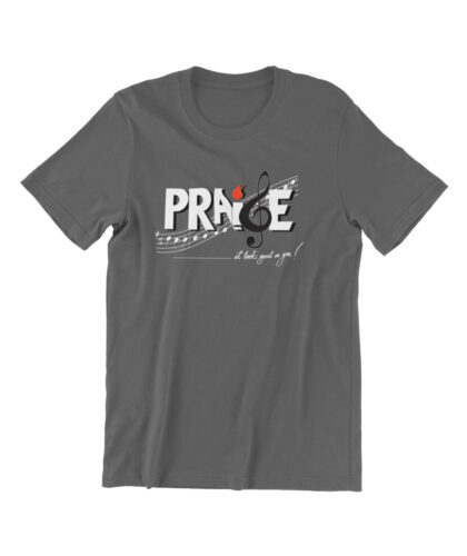 Praise looks good - grey T-shirt