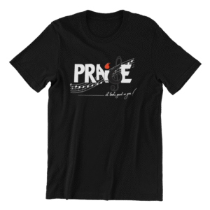 Praise looks good on you - Graphic T-shirt -Black
