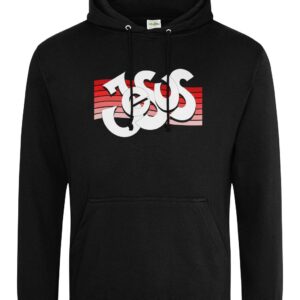 Jesus Hoodie-black with red