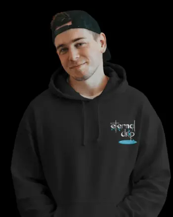 Eternal Drip black Hoodie front
