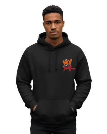 Christian streetwear -Say No! to Fear Hoodie - Front