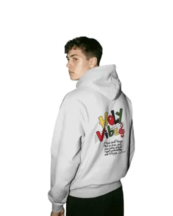 Holy Vibes Hoodie White