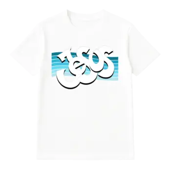 Christian T-Shirt Jesus Blue on white