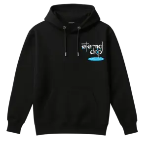 Eternal Drip black Christian Hoodie front