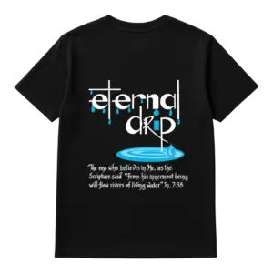 Eternal Drip black T-Shirt back 1