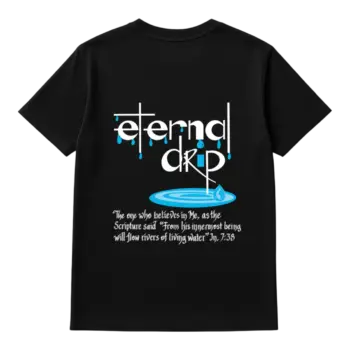 Eternal Drip black T-Shirt back 1