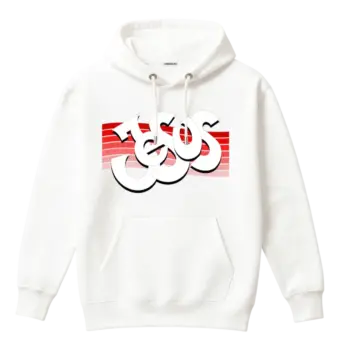 Jesus hoodie tan on white Christian Hoodie